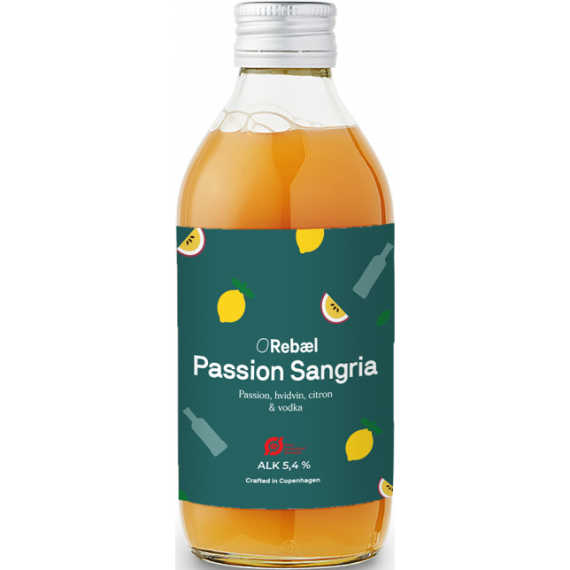 Rebæl Passion Sangria ØKO 5,4% 25 cl. (flaske)