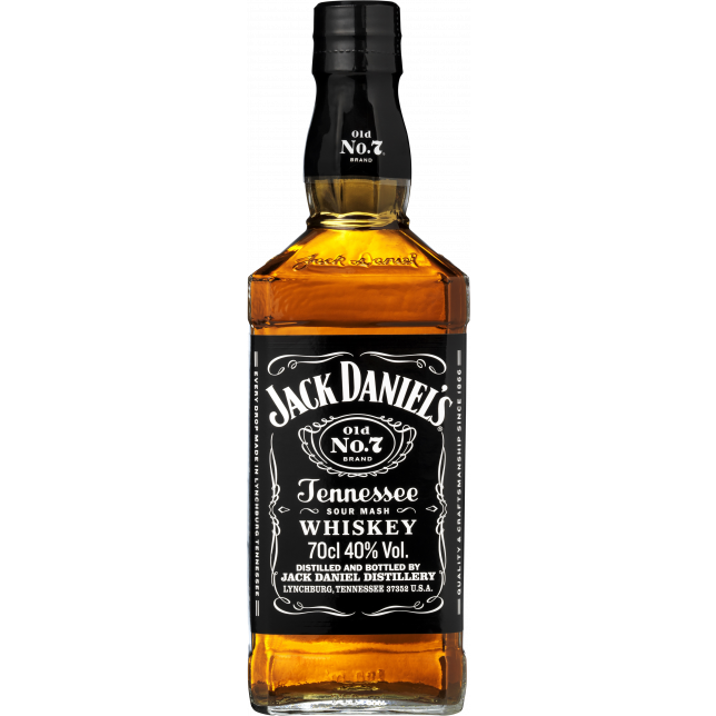 Jack Daniels Old No. 7 Tennessee Whiskey 40% 70 cl.