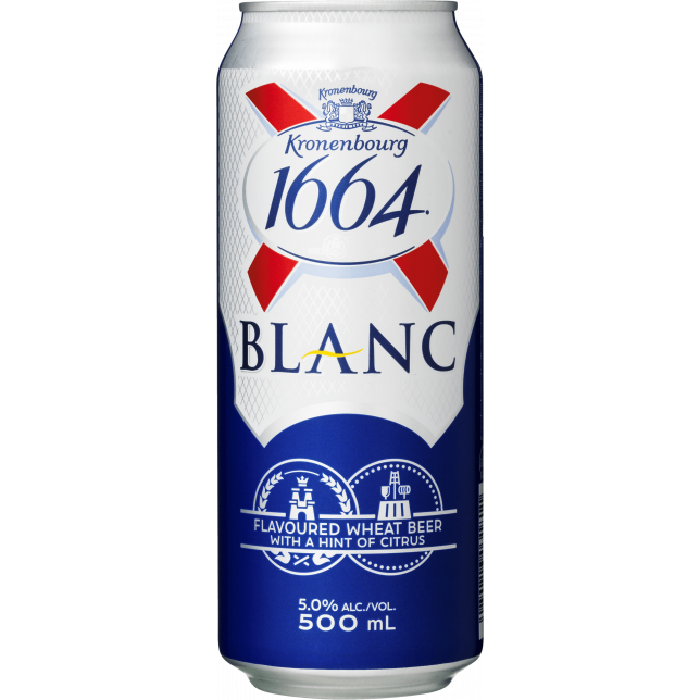 Kronenbourg 1664 Blanc 5% 50 cl. (dåse)