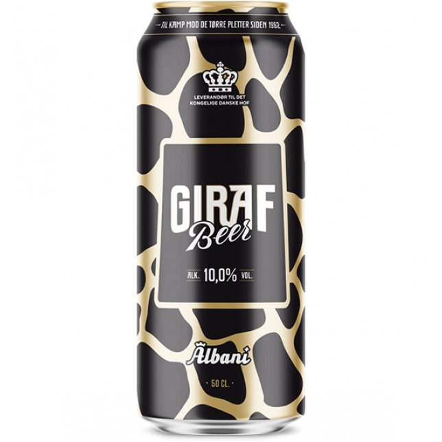 Albani Giraf Beer Black 10% 50 cl. (dåse)
