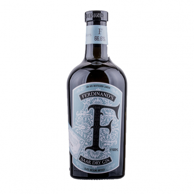Ferdinand's Fasstaerke Saar Dry Gin 66,6% 50 cl.