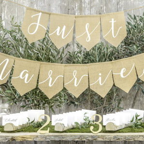 "Just Married" Banner 1 stk.