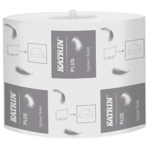 Toiletpapir Katrin Plus System 2-lag 85 m Hvid 36 rl.