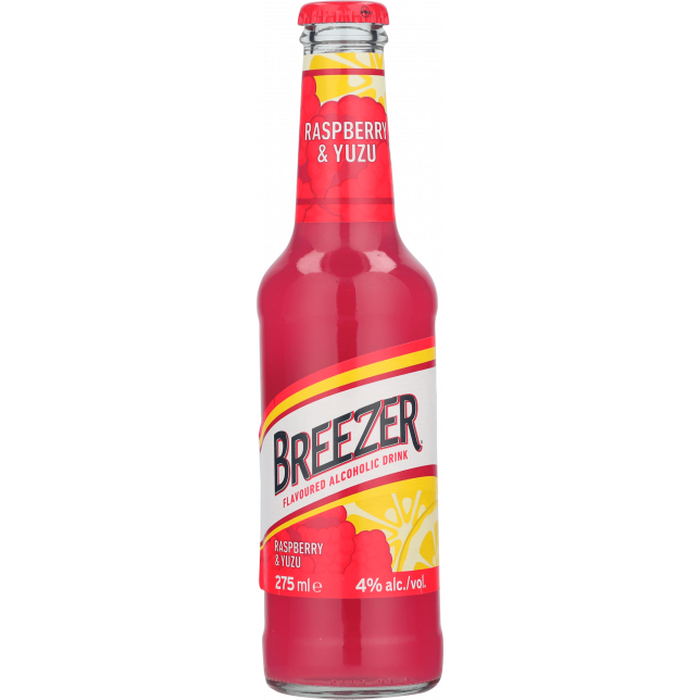 Breezer Raspberry & Yuzu 4% 24x27,5 cl. (flaske)