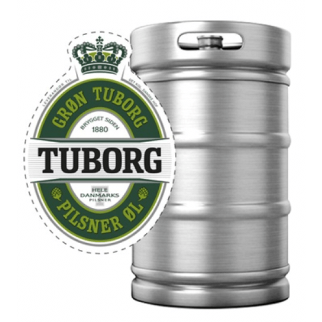 Tuborg Grøn Pilsner 4,6% 25 L (fustage)