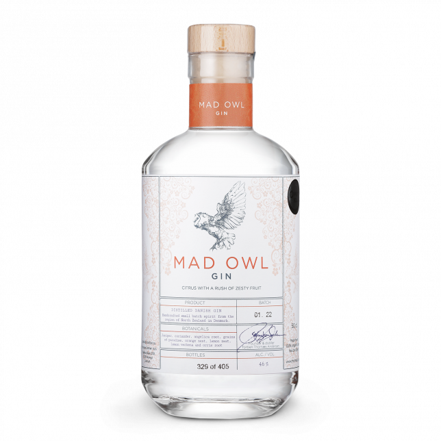 Mad Owl Citrus Gin 46% 50 cl.