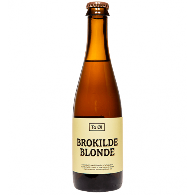 To Øl Brokilde Blonde Ale ØKO 6,5% 37,5 cl. (flaske)