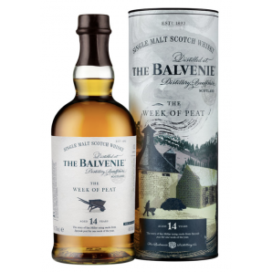 The Balvenie The Week of Peat 14 Års Single Malt Skotsk Whisky 48,3% 70 cl. (Gaveæske)