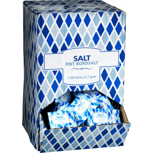 Salt Fint Bordsalt i Brev 1300 stk.