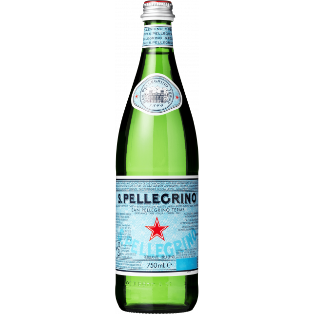 San Pellegrino Sparkling 12x75 cl. (flaske)