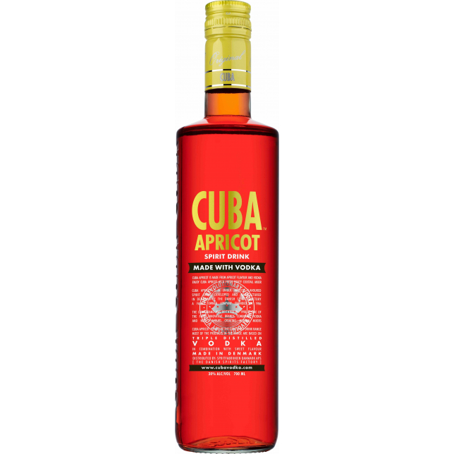 CUBA Apricot Vodka 30% 70 cl.
