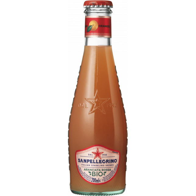 San Pellegrino Aranciata Rossa ØKO 24x20 cl. (flaske)
