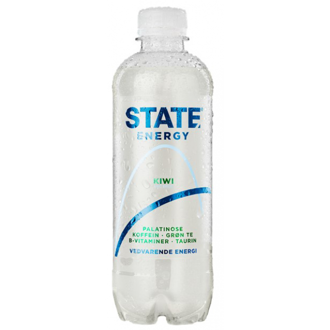 STATE Energy Sparkling Kiwi 40 cl. (PET-flaske)
