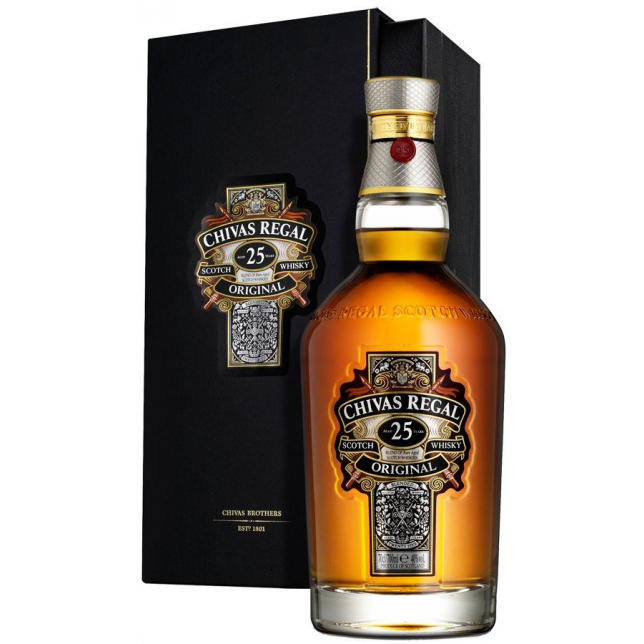 Chivas Regal 25 års Blended Scotch Whisky 40% 70 cl.