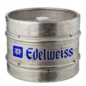Edelweiss Hefetrub Hvedeøl 5,5% 25 L (fustage)