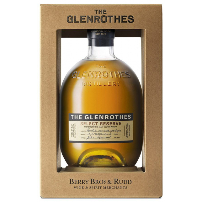 Glenrothes Select Reserve Speyside Single Malt Scotch Whisky 43% 70 cl. (Gaveæske)