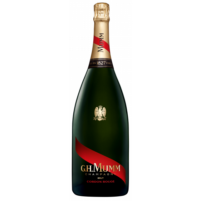 G.H. Mumm Cordon Rouge Brut Champagne 12% 150 cl. (Magnum)