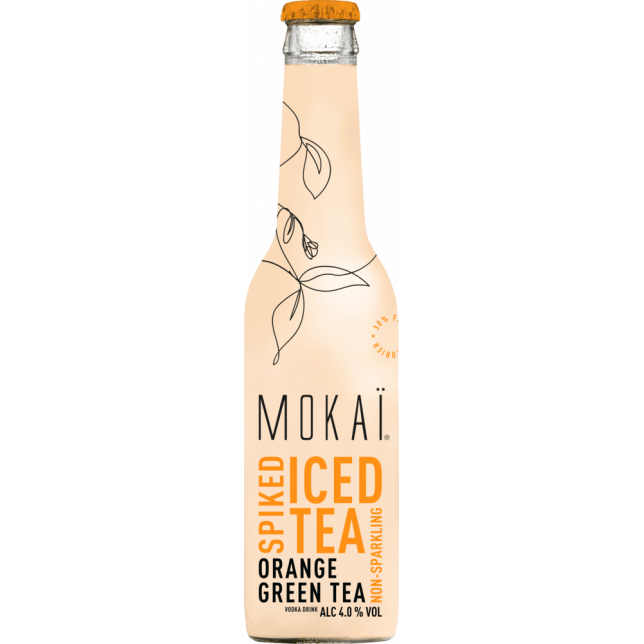Mokaï Iced Tea Orange 4% 24x27,5 cl. (flaske)