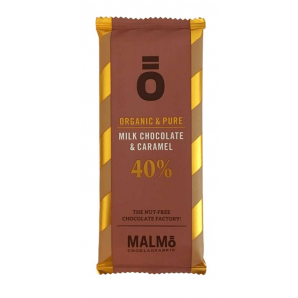 Malmö Ö Caramel Milk Chocolate 40% ØKO 55 gr.