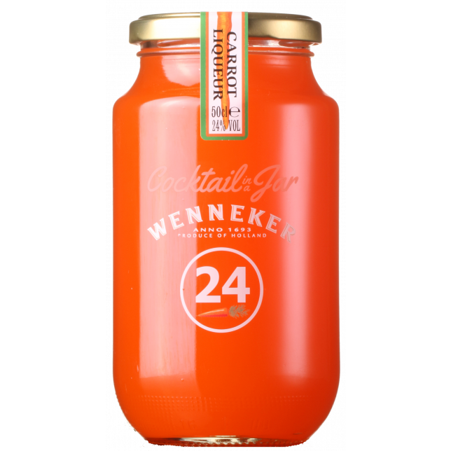 Wenneker 24 Gulerod Likør 24% 50 cl.