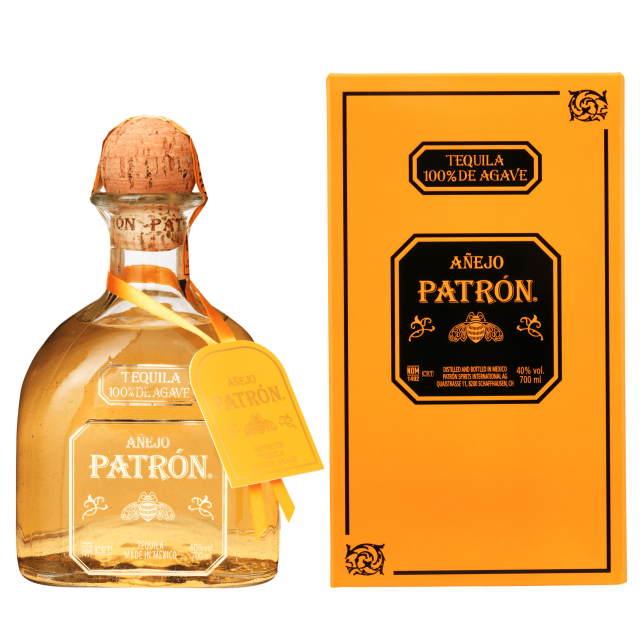 Patrón Anejo Tequila 40% 70 cl. (Gaveæske)