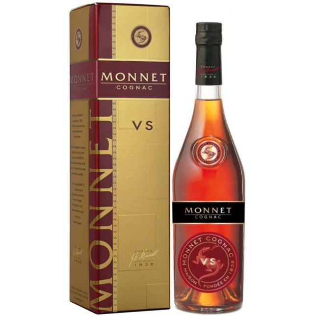 Monnet VS Cognac 40% 70 cl. (Gaveæske)