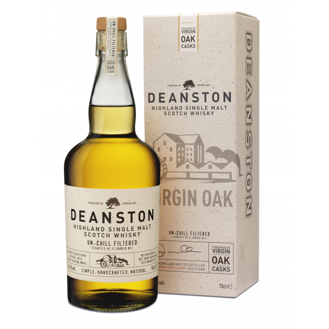 Deanston Virgin Oak Single Malt Scotch Whisky 46,3% 70 cl. (Gaveæske)