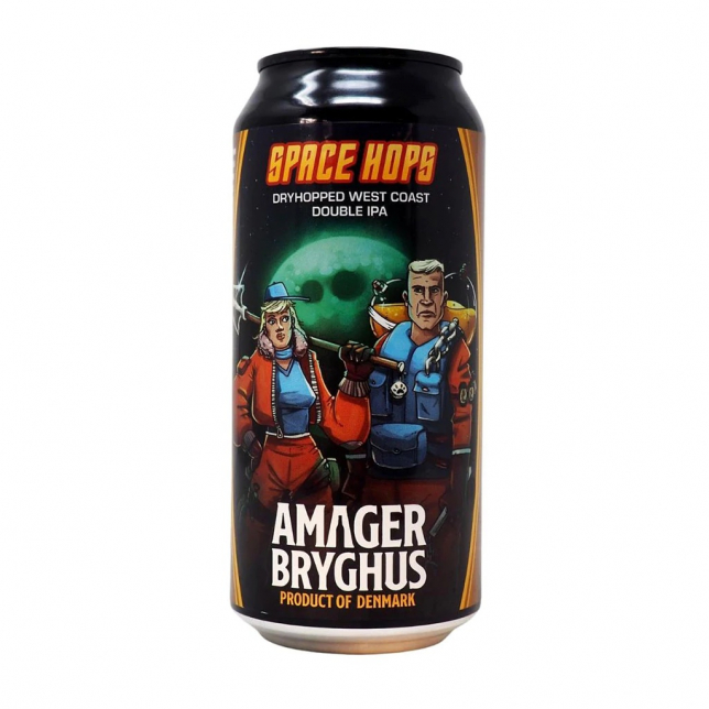 Amager Bryghus Space Hops Double IPA 8,3% 44 cl. (dåse)