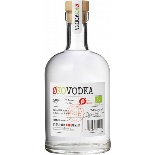 Spritfabrikken Vodka ØKO 37,5% 70 cl.