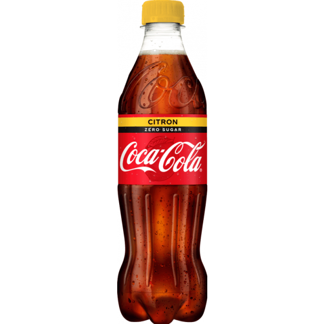 Coca Cola Zero Citron 24x50 cl. (PET-flaske)