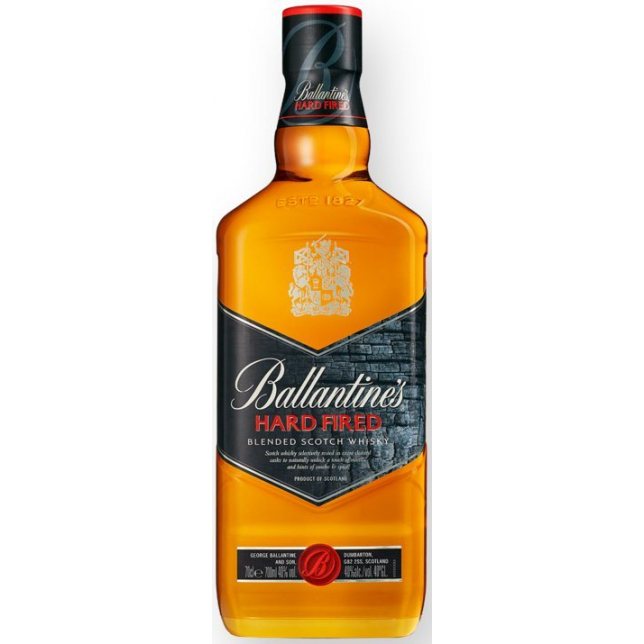 Ballantines Hard Fired Blended Scotch Whisky 40% 70 cl.