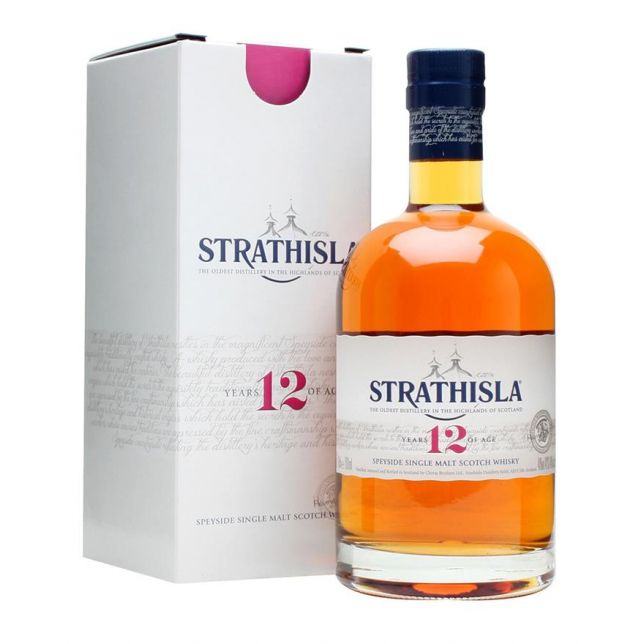 Strathisla 12 års Single Malt Scotch Whisky 40% 70 cl.