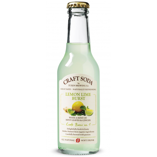 Craft Soda Lemon Lime Burst ØKO 24x20 cl. (flaske)