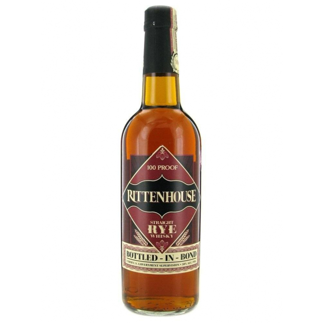 Rittenhouse Bottled In Bond Straight Rye Whiskey 50% 75 cl.