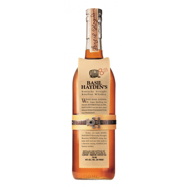 Basil Haydens Bourbon Whiskey 40% 70 cl.