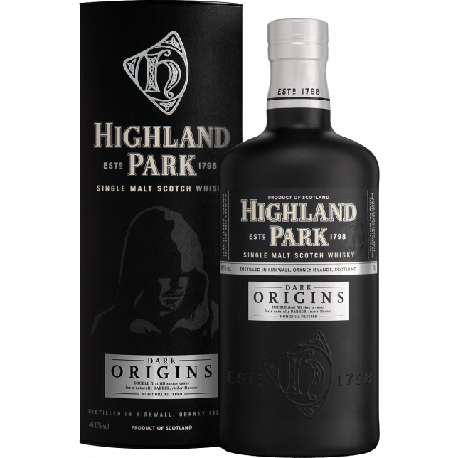 Highland Park Dark Origins Single Malt Scotch Whisky 46,8% 70 cl. (Gaveæske)