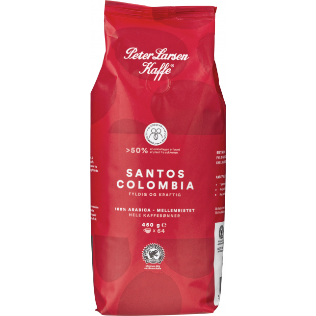 Peter Larsen Kaffe Santos Colombia 450 gr. (hele bønner)