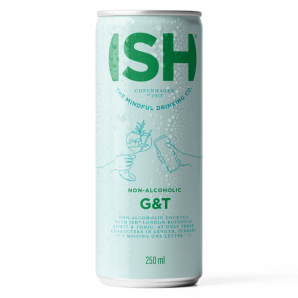 ISH G&T Alkoholfri Premixed-Cocktail 0,5% 25 cl. (dåse)