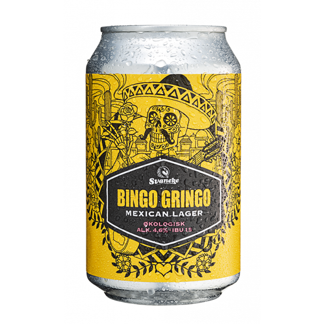 Svaneke Bingo Gringo Mexican Lager ØKO 4,6% 33 cl. (dåse)
