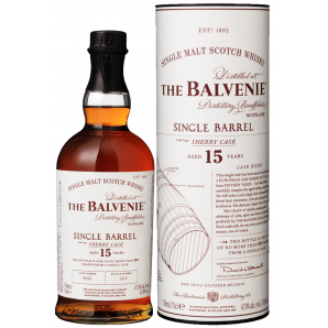 The Balvenie Single Barrel Sherry Cask 15 års Single Malt Scotch Whisky 47,8% 70 cl. (Gaveæske)