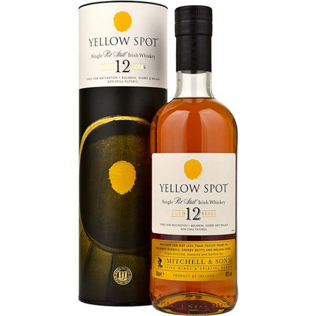 Yellow Spot 12 års Single Pot Still Irish Whiskey 46% 70 cl.
