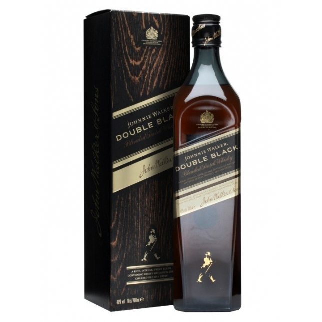 Johnnie Walker Double Black Blended Scotch Whisky 40% 70 cl. (Gaveæske)