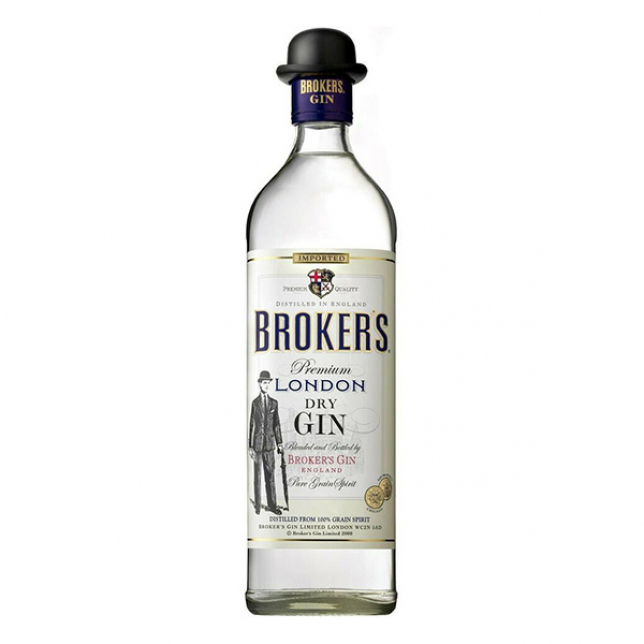 Broker's London Dry Gin 40% 70 cl. (flaske)
