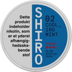 Shiro Cooling Mint Strong Slim Nikotinposer 5 stk.