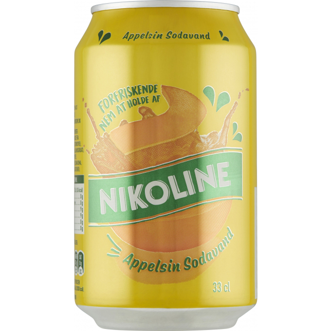 Nikoline Appelsin 24x33 cl. (dåse)