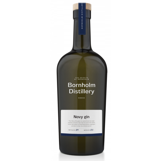 Bornholm Distillery Navy Gin 57% 50 cl.