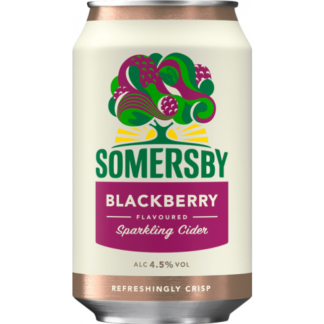 Somersby Blackberry Cider 4,5% 24x33 cl. (dåse)