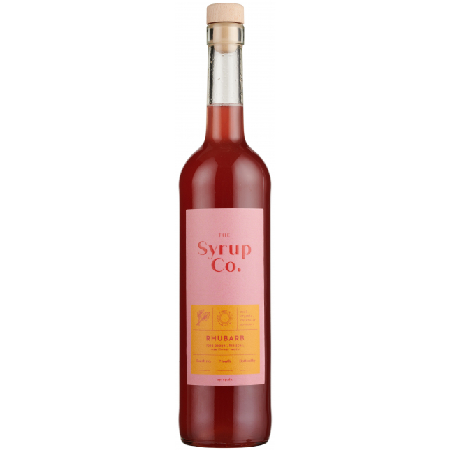The Syrup Co. Rhubarb & Pink Pepper ØKO 75 cl.