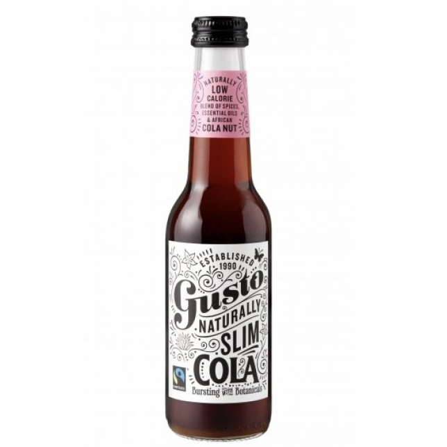 Gusto Organic Slim Cola 27,5 cl. (flaske)