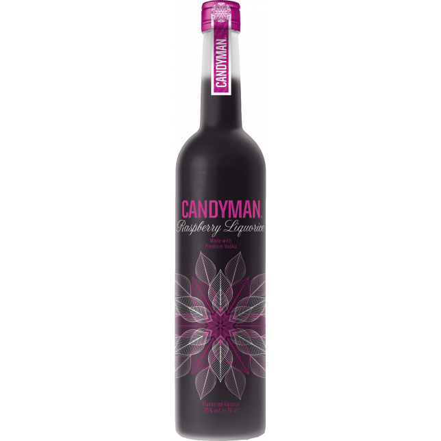Candyman Raspberry Liqourice Vodka 25% 70 cl.